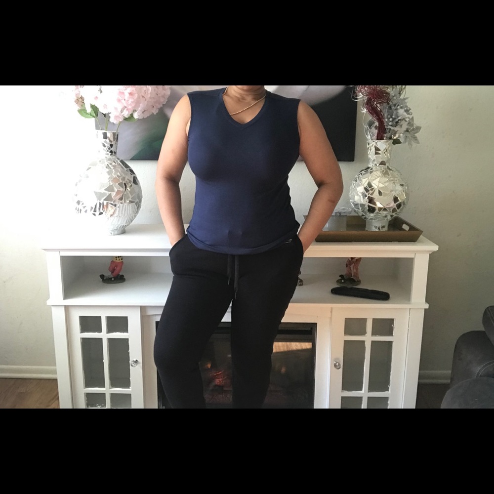 🍀Athletic blue sports blouse to do yoga size S/Ch
